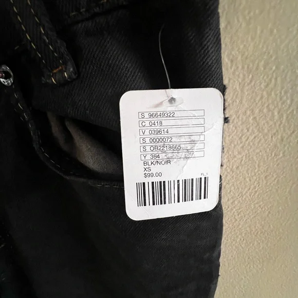 LEVIS Up cycled Jeans NWT 25 XS - Picture 4 of 10